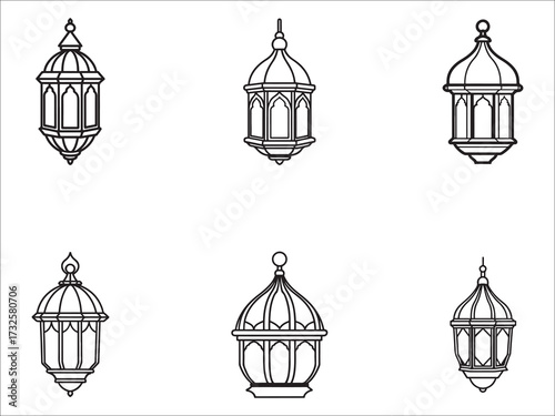 set of vector birds