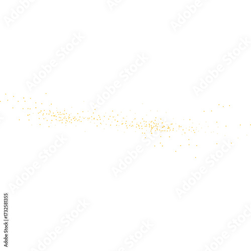 Golden Glitter Texture on a Bright White Background Perfect for Numerous Design Projects