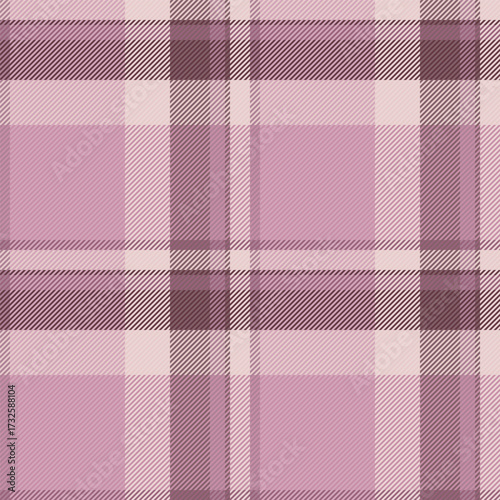 Doodle check vector plaid, christmas background texture textile. Wedding seamless pattern fabric tartan in light and pastel colors.