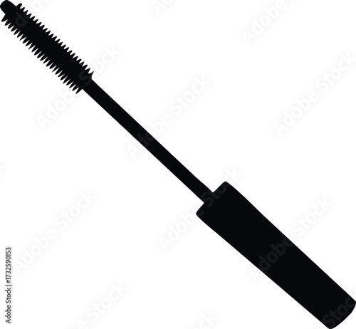 black mascara brush vector illustration (8).eps