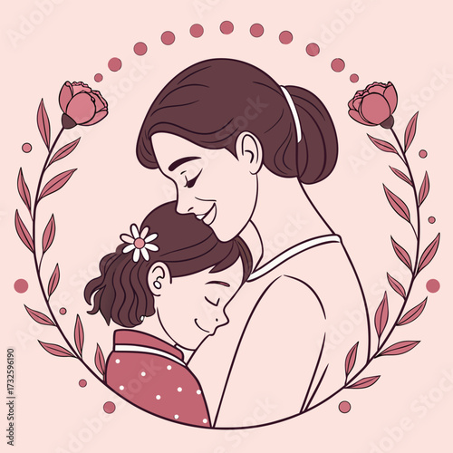 Tender Mother Daughter Love