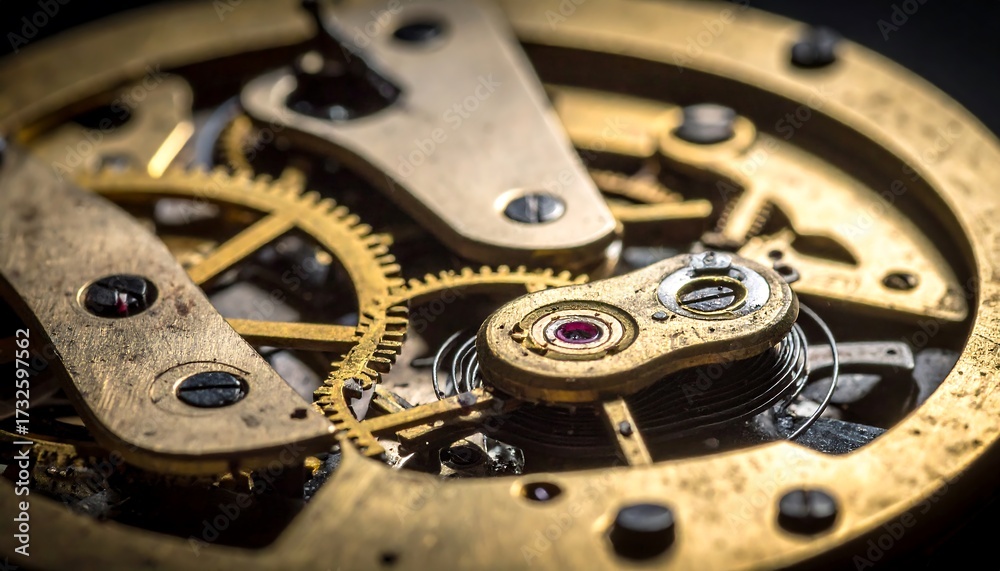 custom made wallpaper toronto digitalClose-up view of intricate clockwork gears