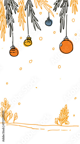 Vector illustration of an autumn leaf pattern design for a floral nature background or fall season border decoration