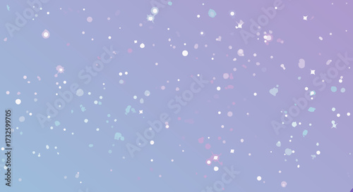 Sparkling, shimmering, and ethereal particles adrift on a soft, pastel gradient background, creating a dreamy and magical ambiance