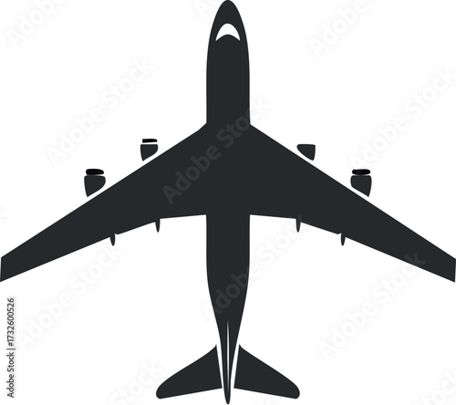 airplane, plane, aircraft, travel, air, jet, fly, flight, aeroplane, silhouette, vector, sky, transportation, transport, airport, aviation, icon, illustration, airline, airliner, flying, 