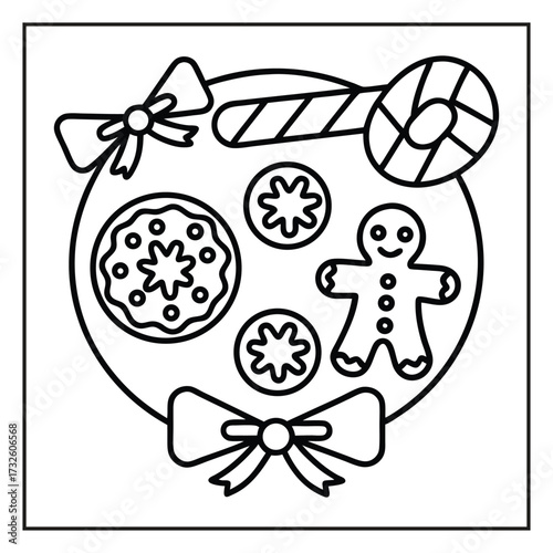 Christmas Carolers in Winter: Illustrative holiday cheer emanates from a trio of carolers singing festive songs under a twinkling Christmas tree, embracing the spirit of winter.