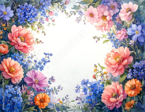 Floral frame design