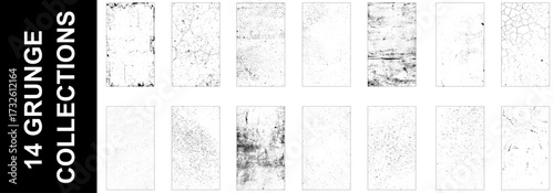 Grunge Urban Backgrounds set.Texture Vector.Dust Overlay Distress Grain ,Simply Place illustration over any Object to Create grungy Effect .abstract, splattered , dirty, texture for your design. Art