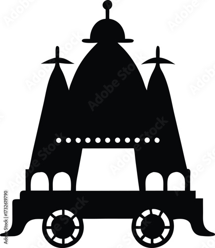 rath yatra silhouette