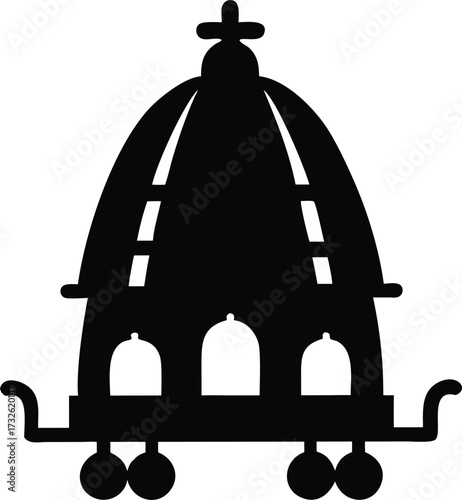 rath yatra silhouette