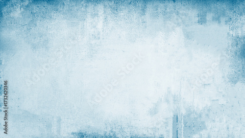 Concrete walls with abstract patterns. Old cement texture in blue color style for graphic design or retro wallpaper