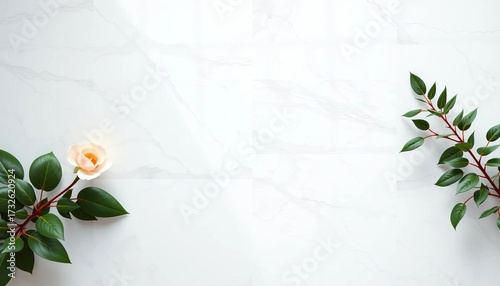 Clean, bright white marble surface overhead shot,  clean,  overhead