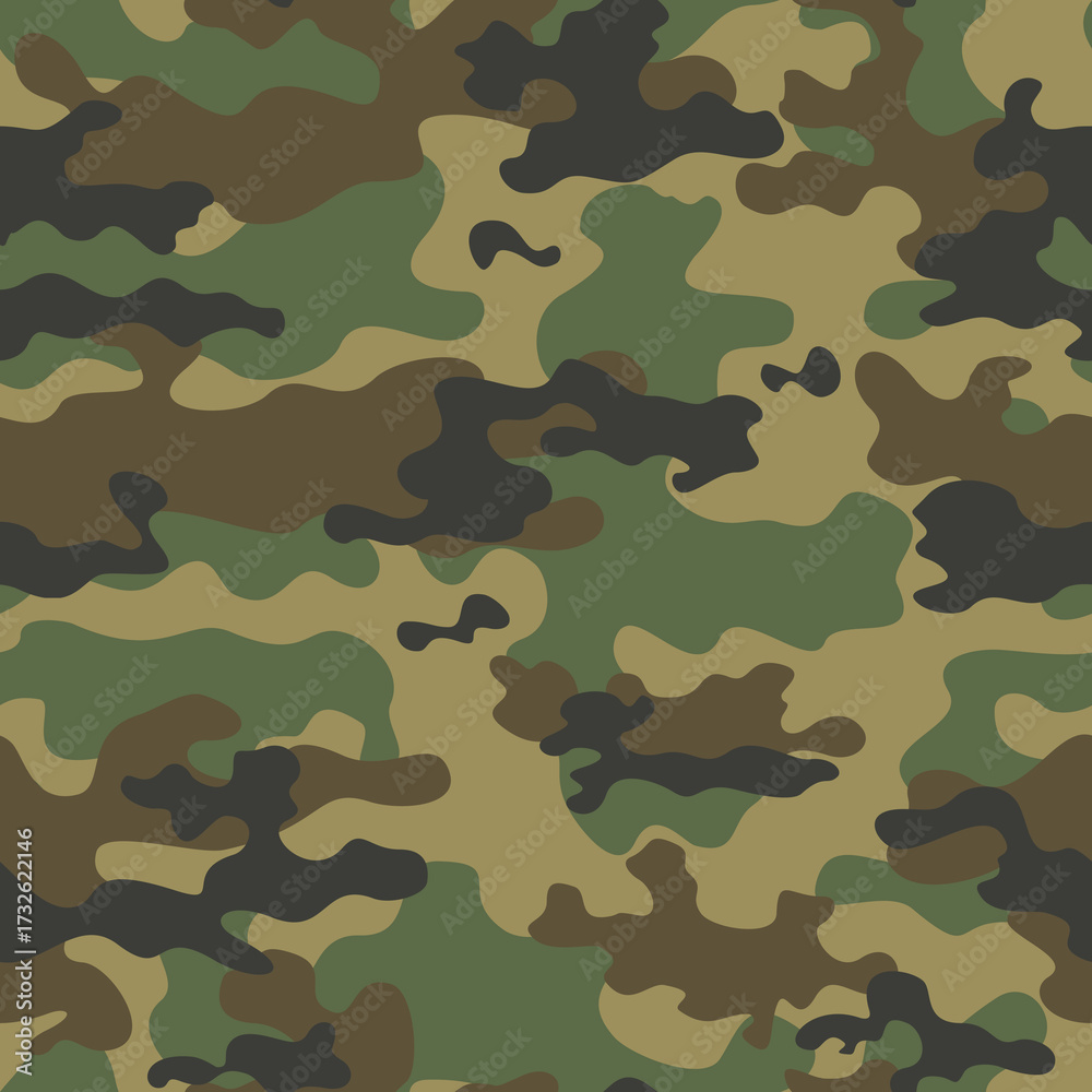 Fototapeta premium Camouflage texture, military pattern, urban fashion camouflage print