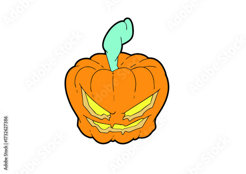 Cartoon Pumpkin Halloween 