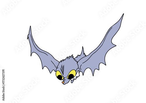 Cartoon Bat Halloween 