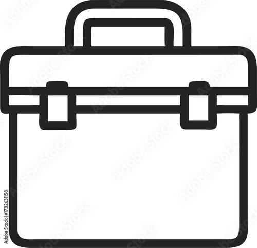 tool box with white background