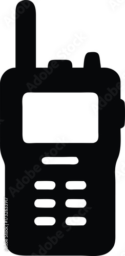 walkie talkie silhouette