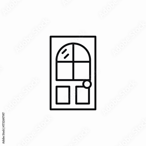 door home icon sign vector