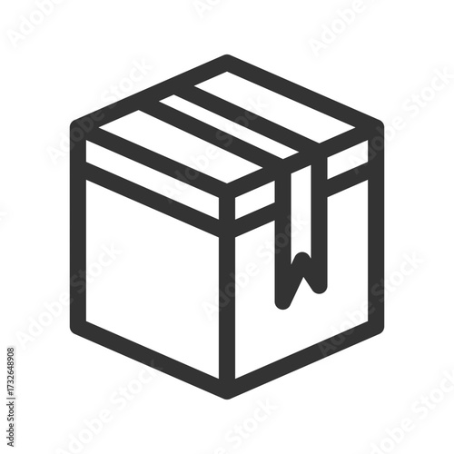 3d render of a box