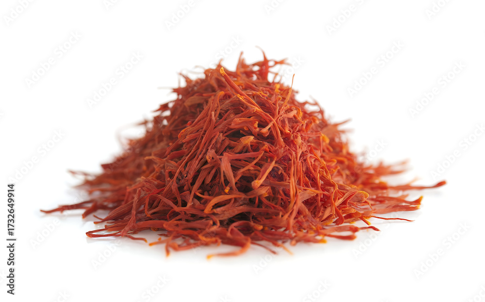 Fototapeta premium saffron set on a white background