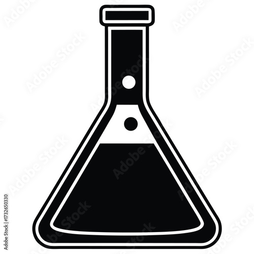 science flask vector icon