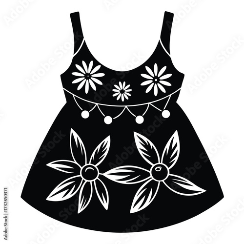cute floral baby doll style top