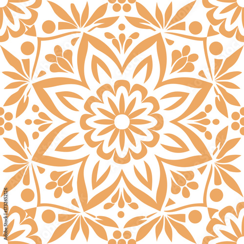 Seamless floral pattern with vintage beige flowers, a vector illustration for textile design or wallpaper