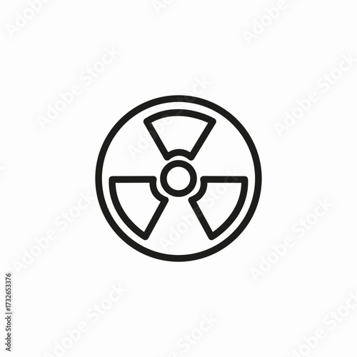 biohazard pollution icon sign vector