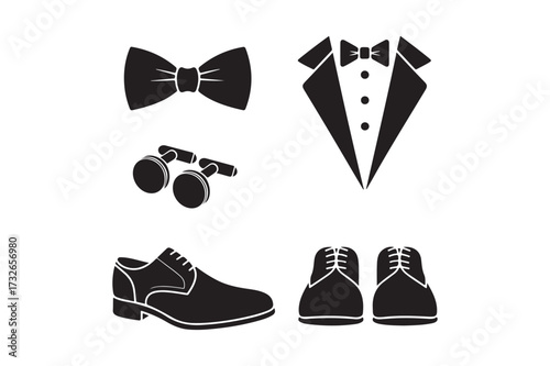 Classic formal wear icons for men s attire