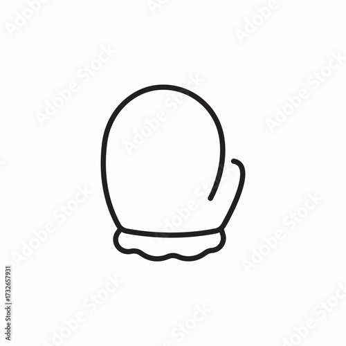 baby gloves icon sign vector