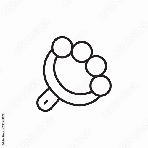 beanbag toy icon sign vector