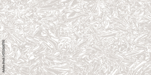 Wrinkled white paper texture and crumpled foil surface create a grunge background design. silver texture with crystal stains. Abstract surface of a ice or ocean, Water ripple on the ocean. crystal art
