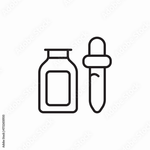 eye drops icon sign vector