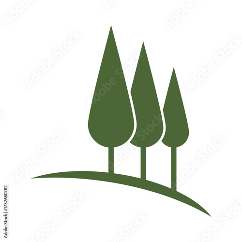  pine tree logo design