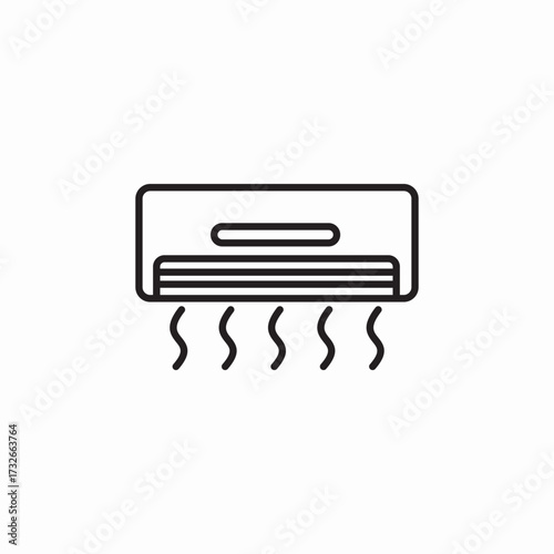 air conditioner icon sign vector