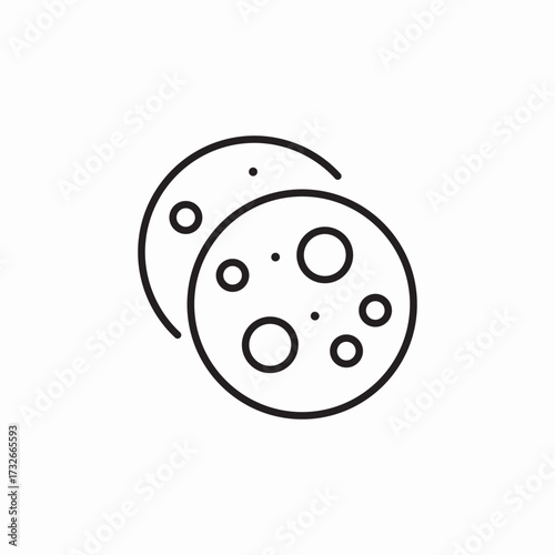 cookies sweets icon sign vector