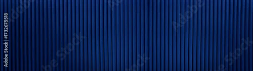 Panel kuchenny z motywem Dark blue or navy Wood slat background use as banner in panorama long view. blue wooden wall texture, seamless pattern. Modern ribbed wooden texture for design and decoration.