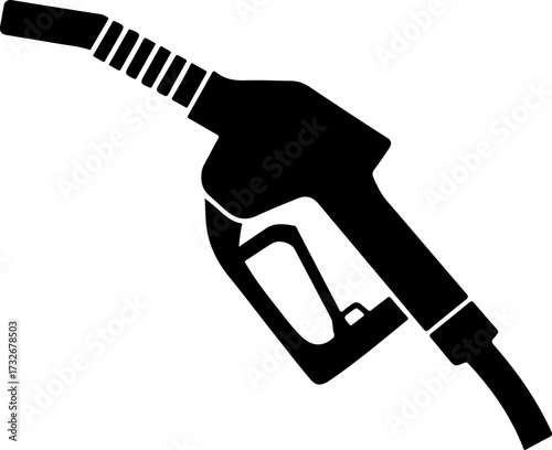 fuel nozzle silhouette vector illustration