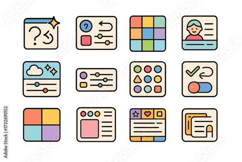 Magic ear controls vector sparkle icons icon filter clue idea assistant book