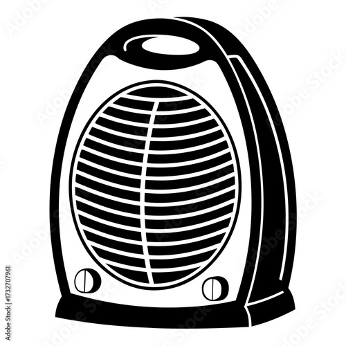 vector illustration of an electric stove