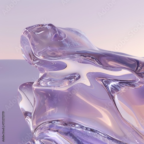 abstract liquid wave
