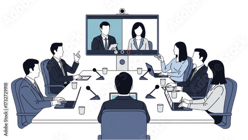 Remote Work and Hybrid Office Set – Vector Illustration of Modern Workspace Concepts AI EPS PNG JPEG
