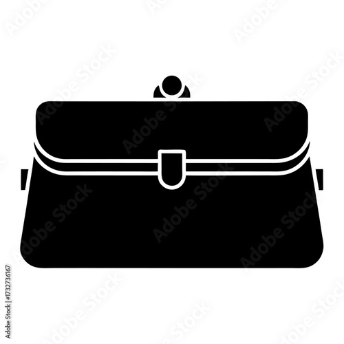 black briefcase icon