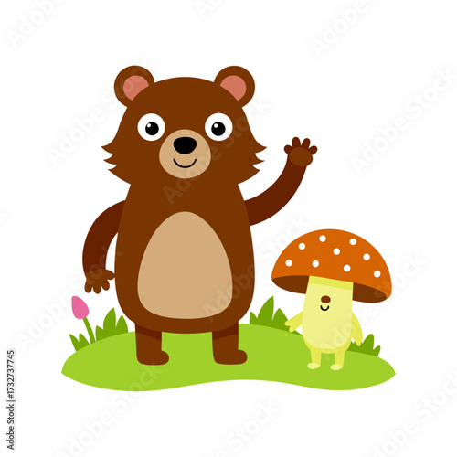 bear cub and a bear