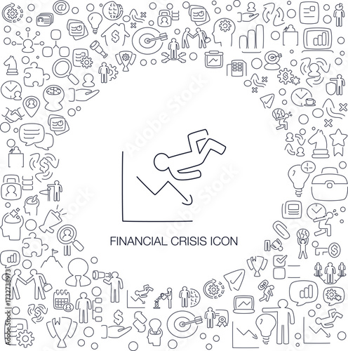 Financial Crisis Icon