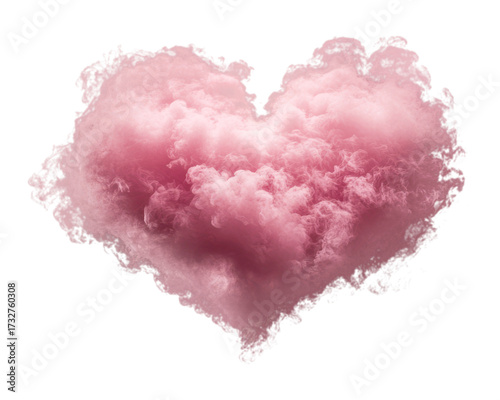 PNG Pink cloud in the shape of a heart illustration astronomy fireworks.