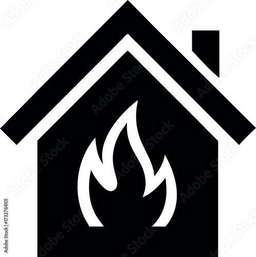 firehouse icon  vector illustration