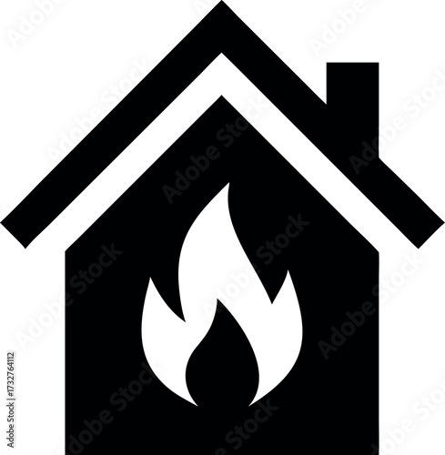 firehouse icon  vector illustration