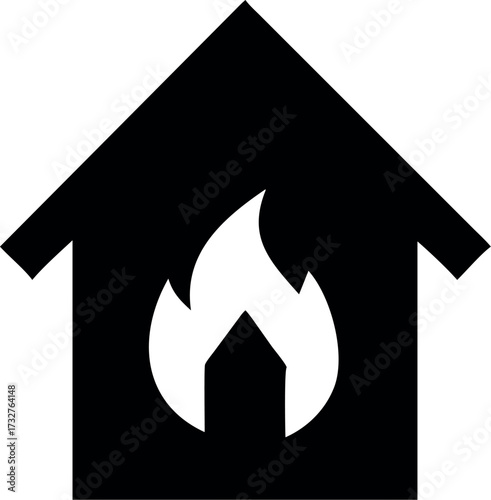 firehouse icon  vector illustration