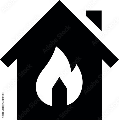 firehouse icon  vector illustration